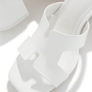 Miss Lola Carina Block Heel Mules